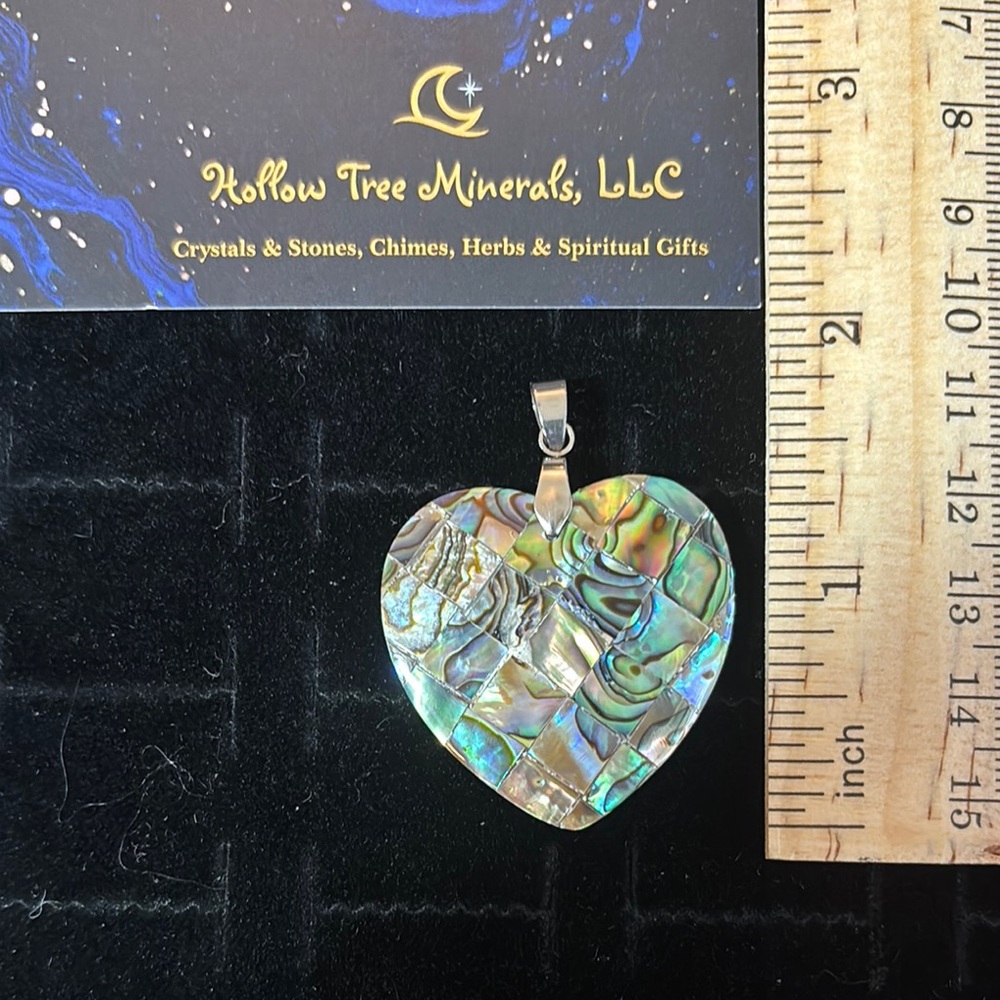 Abalone Heart Pendant